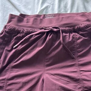 Athleta Plum Drawstring Performance Pants